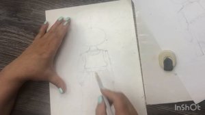 «Рисуем эскиз платья для куклы».