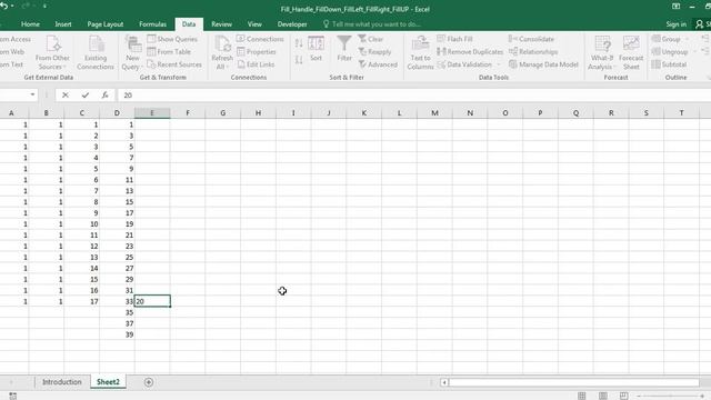 VBA Macros: Fill Handle | FillDown | FillLeft | FillRight | FillUP Methods of Range Object смотреть онлайн