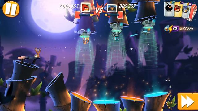 🐦Angry Birds 2. 💪🏆Второй бой и победа. Маленький уровень. смотреть онлайн