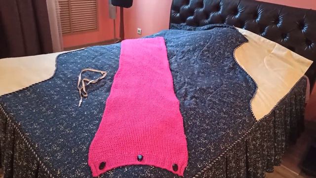 Шарф, снуд, палантин - закончила процесс. Поздравляю с наступающим Новым годом! смотреть онлайн