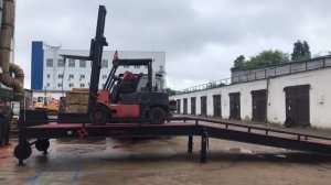 Механическая рампа - передвижная эстакада