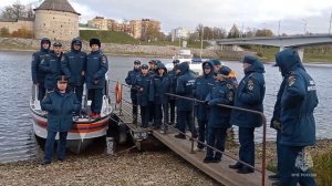 Юные спасатели на открытом уроке в ГИМС