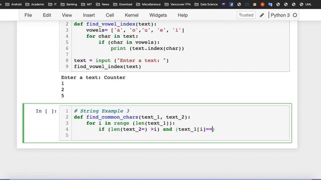 String Example 3 - Fundamentals of Software Development with Python смотреть онлайн