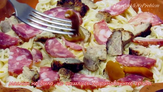 Пицца из макарон за несколько минут - Быстрый и вкусный завтрак для семьи