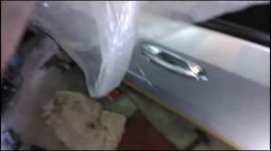 №2 Шевроле Лачетти. Замена порогов.  Сварка  шпаклевка грунтовка