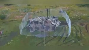 Удар "Ланцетом" по РЛС П-18 ВСУ/Strike at the AFU P-18 radar system by "Lancet" UAV