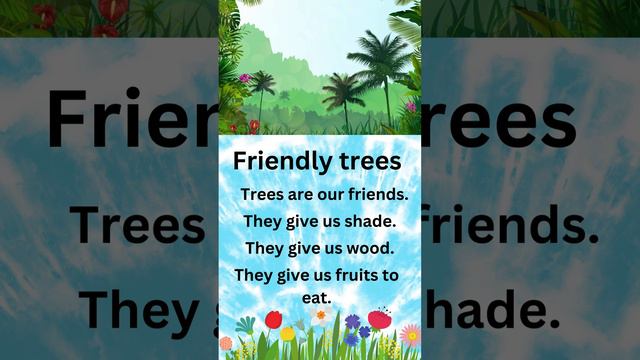 Friendly trees #abc#kids #Brush English Nursery Rhymes Song for kids #puzzle #abcdlearnig #abcd