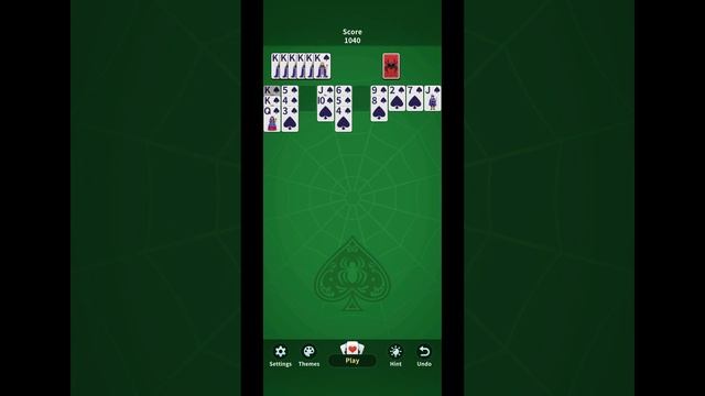 Spider Solitaire (by SolitaireBit Studio) - free offline clasic card game for Android - gameplay. смотреть онлайн