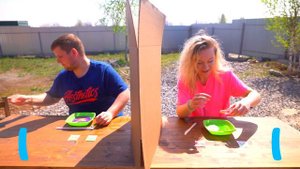 ТЕЛЕПАТИЯ СЛАЙМ ЧЕЛЛЕНДЖ 😱 Лизун из СлУчайныХ ингредиентов TWIN TELEPATHY SLIME CHALLENGE