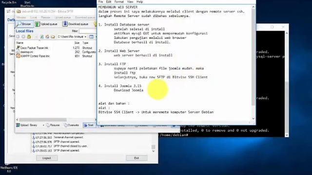 Membangun Server WEB Dengan Linux Debian смотреть онлайн