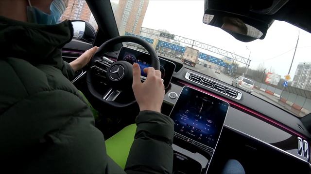 AMG центр тест драйв нового S 223.Как валит cla 450s смотреть онлайн