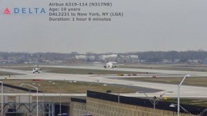 (4K) Afternoon Departures at Detroit Metro Airport