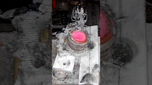 Копия видео Индукционный нагрев Плавка латуни