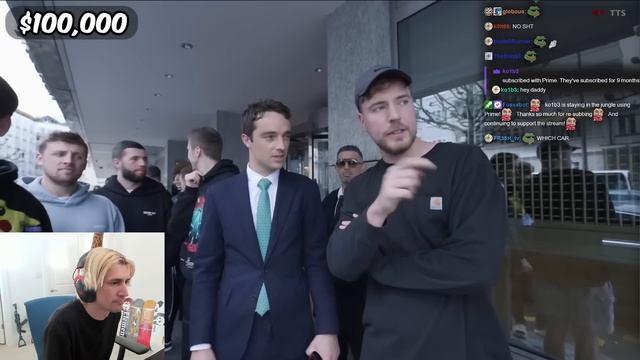 xQc Reacts to $1 vs $250,000 Vacation! | MrBeast смотреть онлайн