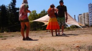 Установка тента Звезда производства "Вольный Ветер"