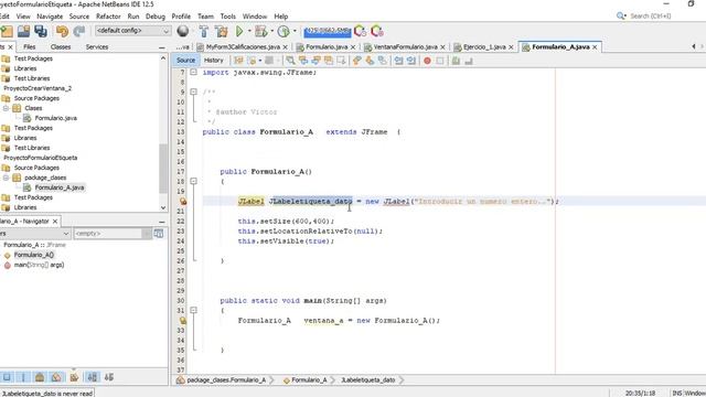 Crear Formulario con etiqueta en Java (Apache Netbeans 12.5) смотреть онлайн