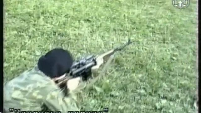 Стрельба из боевого оружия. Изготовка для стрельбы лежа из СВД.