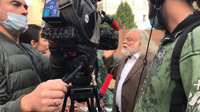 Григорий Потоцкий (скульптор) на открытии памятника Сергею Александровичу Есенину 29.09.2020 смотреть онлайн