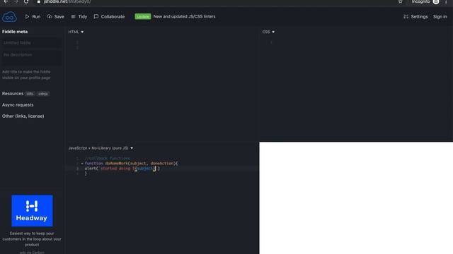 Most frequently asked javaScript questions : Callback function