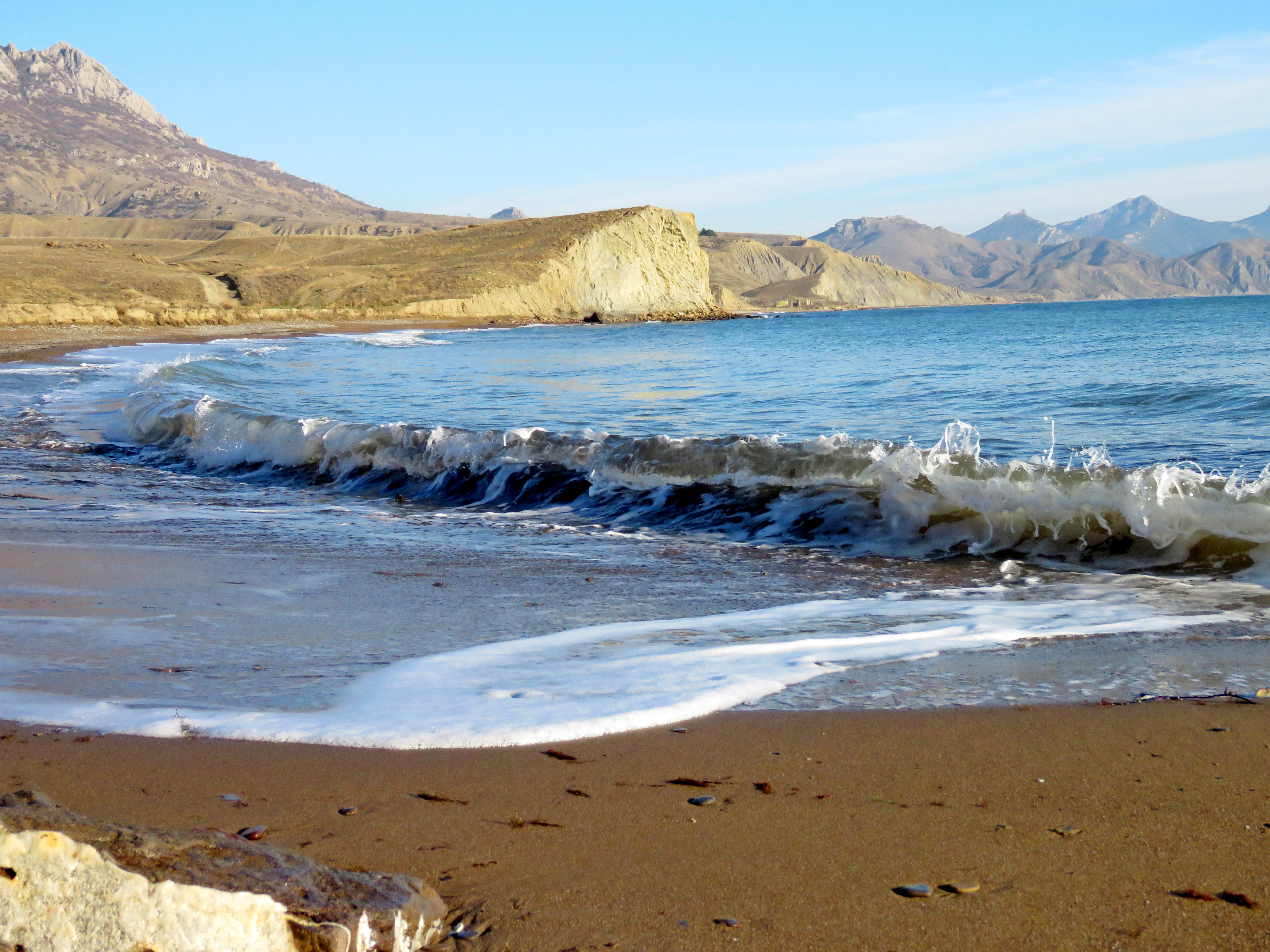 Красивое море Лисьей бухты. Крым.