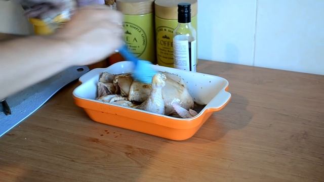 Цыпленок в соевом соусе с чесноком и медом. МЯСОЖОР 113