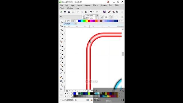 how to create a neon text effect in corel draw