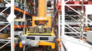 Автоматизированный склад для хранения литейной оснастки