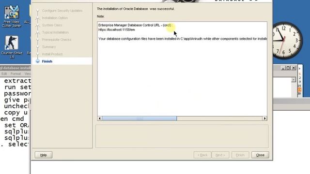 Oracle 11g full Database Installation