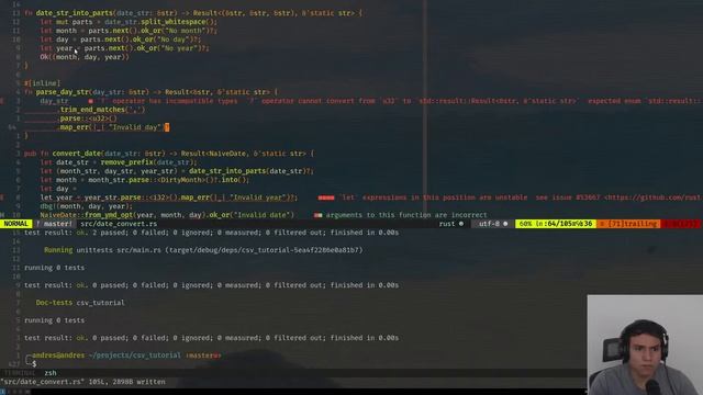 Rust for Data Engineering: Working with Csv files. смотреть онлайн