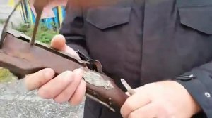 Арбалет . Реплика исторического средневекового арбалета - пистолета  конца 15 века .