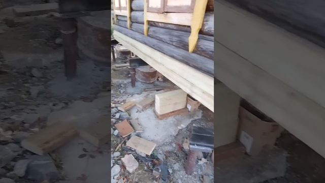? Подъём дома, винтовые сваи, ремонт фундамента.