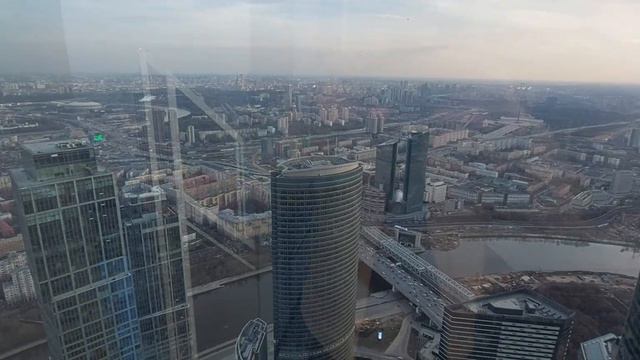 Смотровая плошадка Москва Сити. Башня Федерация. Весна 2023
