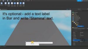 How To make a sprint system with stamina in roblox studio.| Make a sprint system.