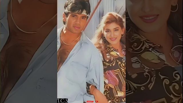 Sunil Shetty With Beautiful Sonali Bendre 🥰❤️🥰 | Lovely Couple | Old Pic of Sunil & Sonali