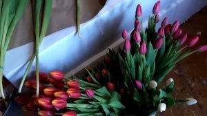 СРЕЗКА ТЮЛЬПАНОВ К 8 МАРТА! Хранение и подготовка букетов #13