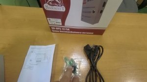 Обзор источника резервированного питания (ИБП) видеонабл марки Sarmatt SR-UPS-12/5А