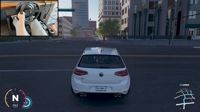 Volkswagen Golf GTI | Realistic Driving - The Crew 2 (Steering wheel + Shifter Gameplay)