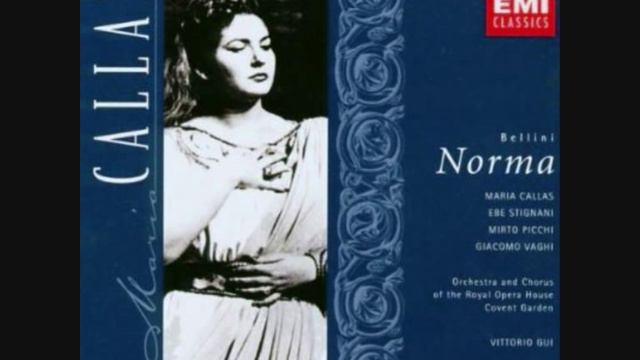 Maria Callas - Mirto Picchi - Ebe Stignani - Norma - Finale Act 1 - 1952 смотреть онлайн