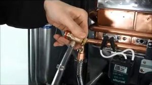 Ремонт котла Kiturami ECO Condensing Замена предохранительного клапана