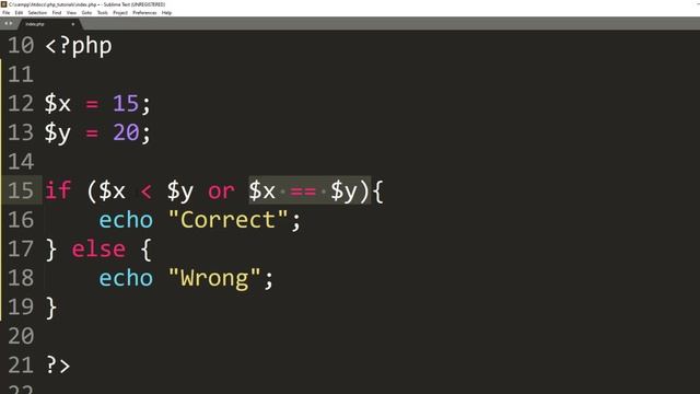 12: Logical Operators in PHP | PHP Programming Tutorial for Beginners in Sinhala