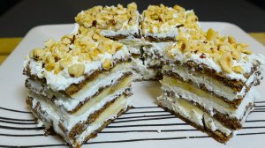 Тортик для похудения без сахара. Запекать в духовке всего 10 минут. Готовлю его каждые выходные!