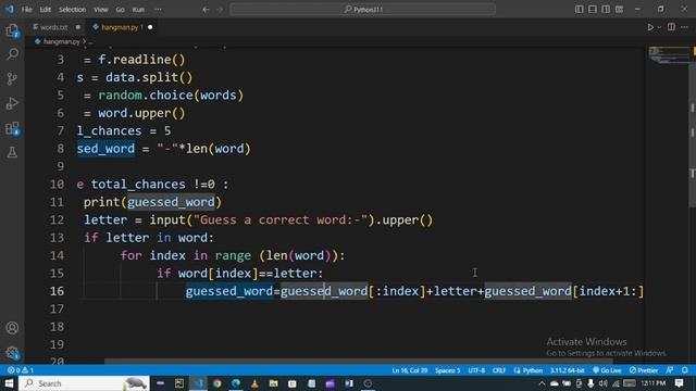 Python Project 4 | How to Build Hangman Game смотреть онлайн