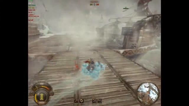 Резкая остановка на мосте на карте Северные территории - Потерпевший крушение . ( Steam battle ) смотреть онлайн