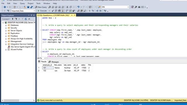 TOP 10 SQL Interview Questions for Beginners | SQL Server Tutorial