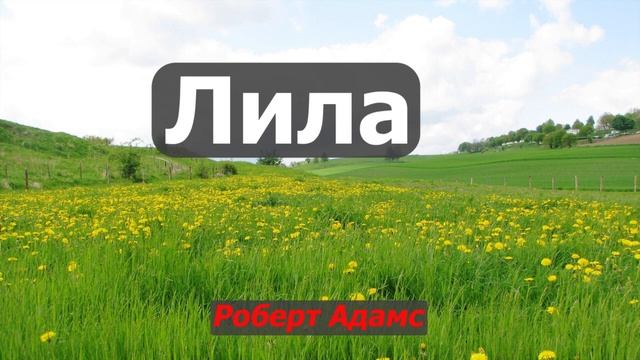 Лила - Роберт Адамс смотреть онлайн