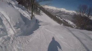 горные лыжи 2017 Сочи февраль Роза Хутор