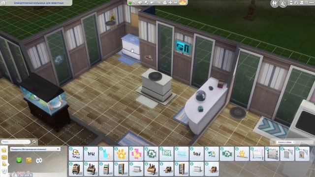 Строю ветеринарную клинику в SIMS 4! Чик-чик бубенцы ;) смотреть онлайн
