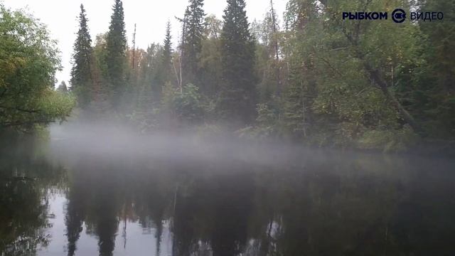 Экстремальный сплав на ПВХ лодке в тумане. Река Келда