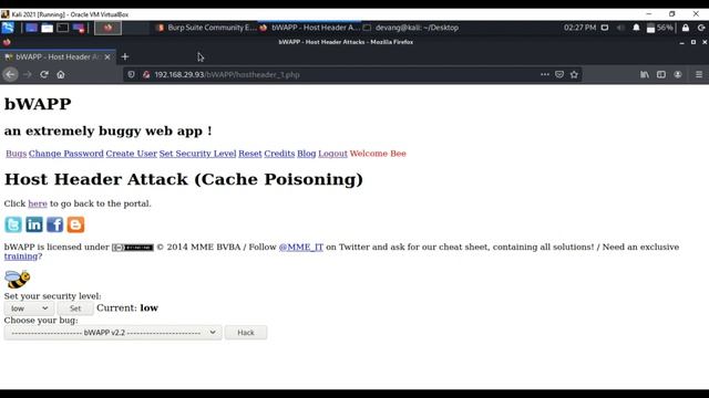 bwapp host header || host header attack (cache poisoning) bwapp || Cyber World Hindi смотреть онлайн