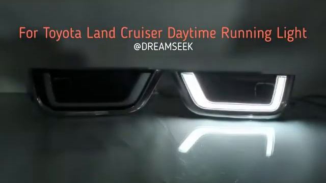 Dreamseek 2 Color LED DRL Daytime Running Light For Toyota Land Cruiser 2022+ Fog Lamp #C смотреть онлайн
